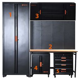 Conjunto de Armários Modulares 6 em 1 (585,0006) - Tactix