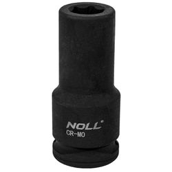 Soquete de Impacto Sextavado Longo M4 3/4'' em Milímetros (mm) - Noll