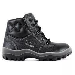 Botina Gran Luxo Preta Com Biqueira Composite (4857GL/EL/IP) - Safetline