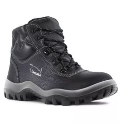 Botina Gran Luxo Preta Com Biqueira Composite (4857GL/EL/IP) - Safetline