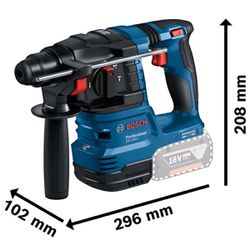 Martelete Rompedor Com 2 Baterias e Carregador + Bolsa (GBH 185-LI) - Bosch