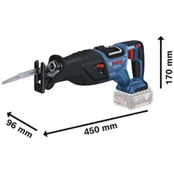 Serra Sabre Com 2 Baterias e Carregador + Bolsa (GSA 185-LI) - Bosch