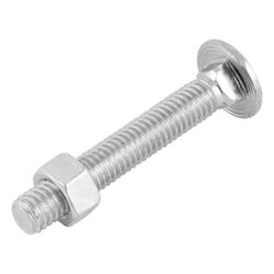 Kit Parafuso Francês Com Porca 1/4'' x 2'' - 53,0005 (Com 25 Unidades) - Nord