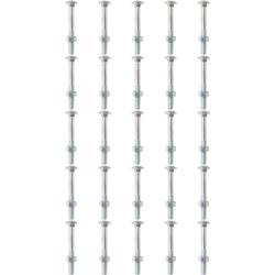 Kit Parafuso Francês Com Porca 1/4'' x 2'' - 53,0005 (Com 25 Unidades) - Nord