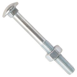 Kit Parafuso Francês Com Porca 1/4'' x 2'' - 53,0005 (Com 50 Unidades) - Nord