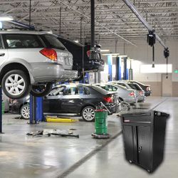 Carrinho Para Ferramentas Fechado Com 1 Gaveta e 2 Portas Preto (NC-11) - Nocram