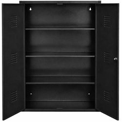 Armário Para Peças e Ferramentas Fechado Com 3 Prateleiras (1505) - Fercar