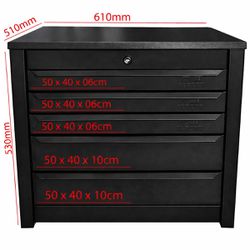 Armário Gaveteiro Fechado Com 05 Gavetas (1438) Fercar