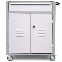 Carrinho Para Ferramentas Fechado Com 1 Gavetas Cinza (C07) - Fercar