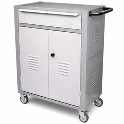 Carrinho Para Ferramentas Fechado Com 1 Gavetas Cinza (C07) - Fercar