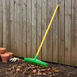 Ancinho Plástico Com Cabo Verde (Fj-1012) - Trapp