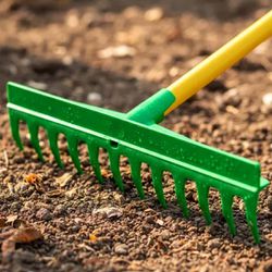 Ancinho Plástico Com Cabo Verde (Fj-1012) - Trapp