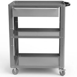 Carrinho Para Ferramentas Desmontável Com 1 Gaveta Cinza (CD02) - Fercar