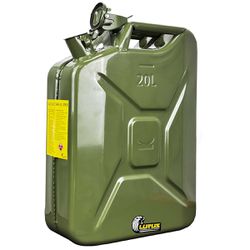 Galão Metálico Para Transferência de Combustíveis 20L - Verde (2064) - Lupus
