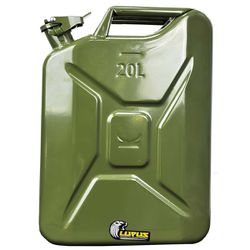 Galão Metálico Para Transferência de Combustíveis 20L - Verde (2064) - Lupus