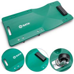 Carrinho Esteira Para Mecânico Com 6 Rodas e Encosto (ST95999SC) - Sata