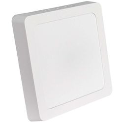 Plafon Quadrado de Sobrepor Branco 12W - 6500K (520,0081) - Noll LED