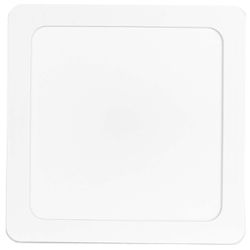 Plafon Quadrado de Sobrepor Branco 12W - 6500K (520,0081) - Noll LED
