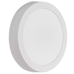Plafon Redondo de Sobrepor Branco 12W - 6500K (520,0082) - Noll LED