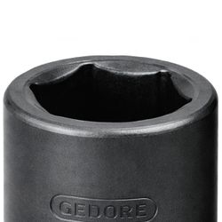 Soquete de Impacto Sextavado 3/4'' (em Milímetros) - Gedore