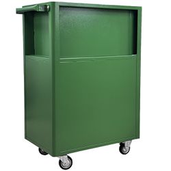 Carrinho Para Ferramentas Fechado Com 3 Gavetas Verde (NC-14) - Nocram