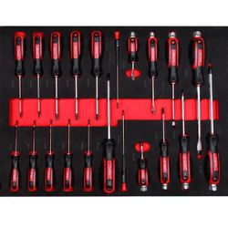 Carrinho Para Ferramentas Com 7 Gavetas e 125 Peças Vermelho (1205100621) - Sigma