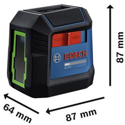 Nível a Laser Com Bateria e Tripé GLL 2XG PRO (06010653G1) - Bosch