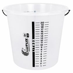 Balde Graduado Transparente Com Capacidade de 20L (2046) - Lupus