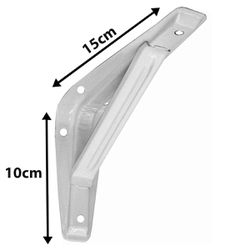Cantoneira Reforçada Para Prateleira 4'' x 6'' - 8 Peças (29) – Fercar