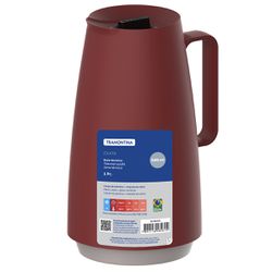 Bule Térmico Exata em Plástico Vermelho Com Ampola de Vidro 500ml (61636/056) - Tramontina