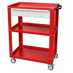 Carrinho Para Ferramentas Desmontável Com 1 Gaveta Vermelho (CD02) - Fercar