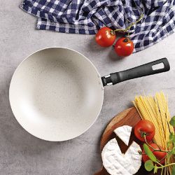 Frigideira Funda Loreto em Alumínio Antiaderente 28cm / 3,3L Bege (27805/344) - Tramontina