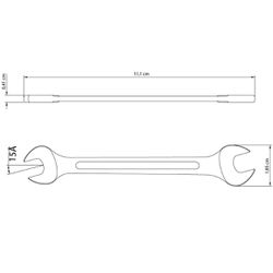 Chave Fixa 6 x 7mm (41120/101) - Tramontina