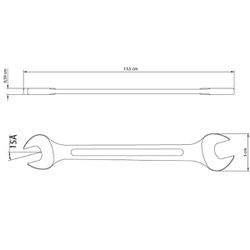 Chave Fixa 12 x 13mm (41120/104) - Tramontina