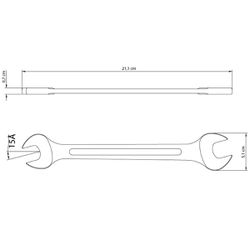 Chave Fixa 21 x 23mm (41120/109) - Tramontina