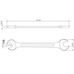 Chave Fixa 24 x 26mm (41120/110) - Tramontina