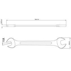 Chave Fixa 30 x 32mm (41120/113) - Tramontina