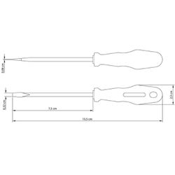 Chave de Fenda 1/8'' x 3'' (41500/010) - Tramontina