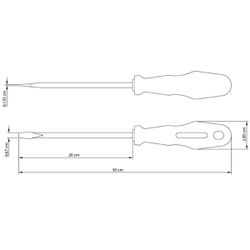Chave de Fenda 1/4'' x 8'' (41500/033) - Tramontina