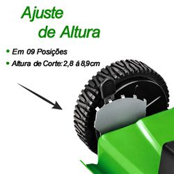 Cortador de Grama a Gasolina Com Recolhedor LF-650RM / 6,5 HP (2931355) - Trapp