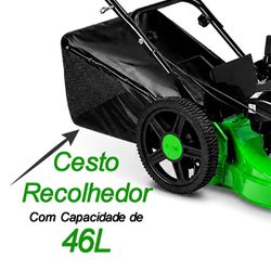 Cortador de Grama a Gasolina Com Recolhedor LF-650RM / 6,5 HP (2931355) - Trapp