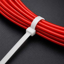 Abraçadeira de Nylon Natural 7,60 x 300mm Com 100 Unidades (80,0045) - Noll