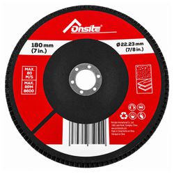 Disco de Lixa Flap 7'' x 7/8'' - GR80 (746805) - Onsite
