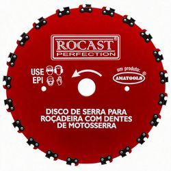 Disco de Serra Para Roçadeira 230mm x 20D (305,0010) - Rocast