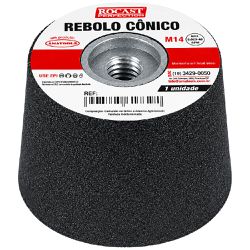 Rebolo Cônico 3'' x 2'' - GR80 (242,0014) - Rocast