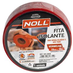 Fita Isolante Vermelho 18mm x 10m (591,0004) - Noll