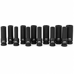 Soquete de Impacto Sextavado Longo 1/2'' em Milímetros - K2
