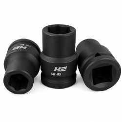 Soquete de Impacto Sextavado 3/4'' em Milímetros - K2