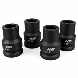 Soquete de Impacto Sextavado 3/4'' em Milímetros - K2