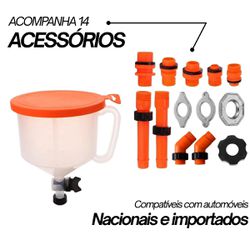 Funil Antirrespingo Para Liquido de Arrefecimento Com Válvula (1111-28) - Lupus